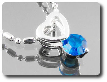 5 mm Blue Sapphire Pendant