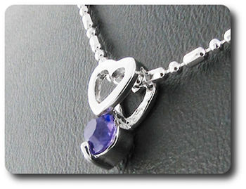 5 mm Purple Amethyst Pendant