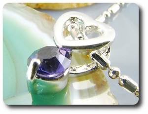 5 mm Purple Amethyst Pendant