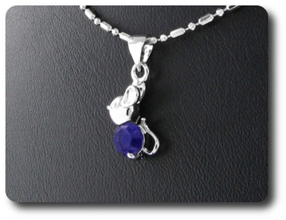 6 mm Purple Amethyst Pendant