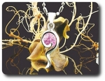 6 mm Pink Sapphire Pendant