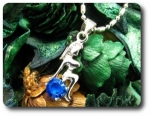 5 mm Blue Sapphire Pendant