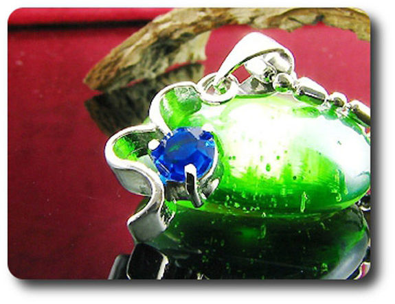 5 mm Blue Sapphire Pendant