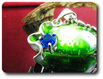 5 mm Blue Sapphire Pendant