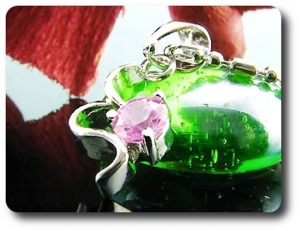 5 mm Pink Sapphire Pendant