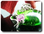 5 mm Pink Sapphire Pendant