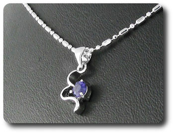 5 mm Purple Amethyst Pendant