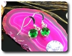 BOUCLES D'OREILLE EMERAUDE