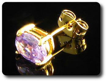 BOUCLES D'OREILLE AMETHYSTE