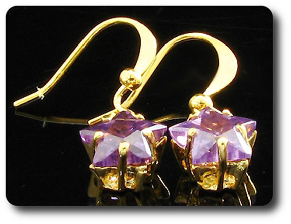 BOUCLES D'OREILLE AMETHYSTE