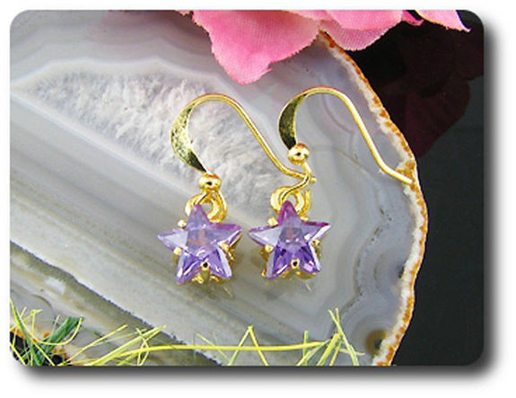 BOUCLES D'OREILLE AMETHYSTE