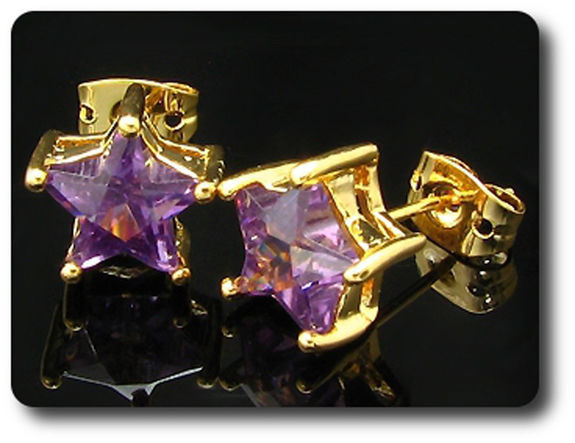 BOUCLES D'OREILLE AMETHYSTE