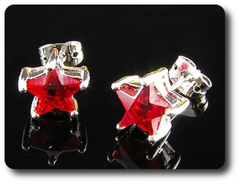 BOUCLES D'OREILLE RUBIS