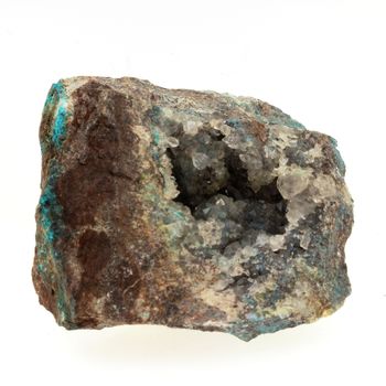 Quartz, Dioptase, Plancheite.