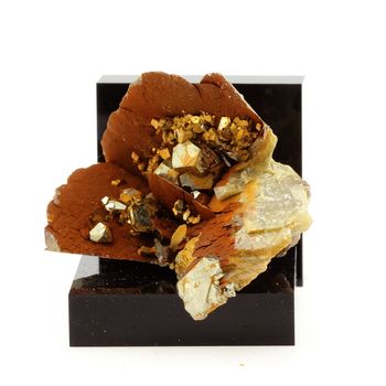 Siderite, Quartz, Pyrite.