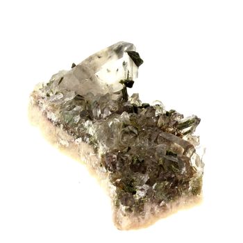 Quartz + Epidote. 1395.0 ct.