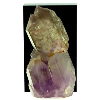 Améthyste Sceptre + Quartz Fumé. 1425.0 ct.
