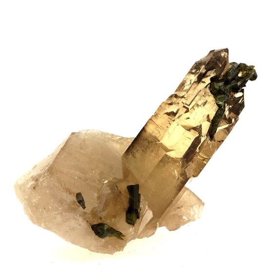 Quartz Fumé + Tourmaline. 841.8 ct.