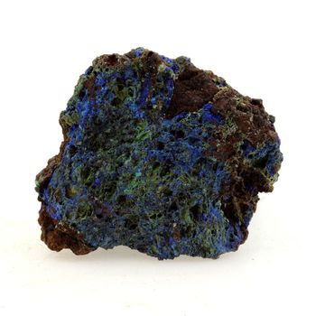 Azurite + Malachite. 75.84 ct.