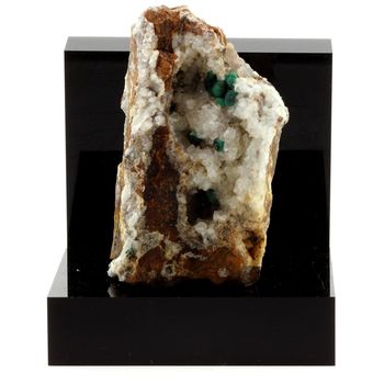 Malachite + Quartz. 1405.1 ct.