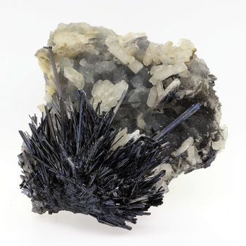 Stibnite + Baryte. 2680.0 ct.