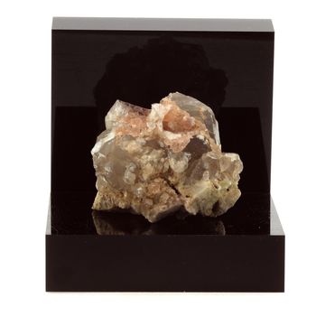 Pink Fluorite + Smoked Quartz.