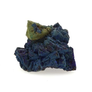 Chessylite ( Azurite ) + Cuprite. 36.2 ct.