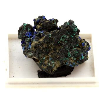 Azurite + Malachite. 122.7 ct.