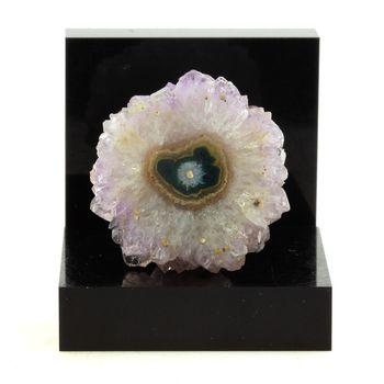Amethyst Stalactite + Agate. 49.7 ct.