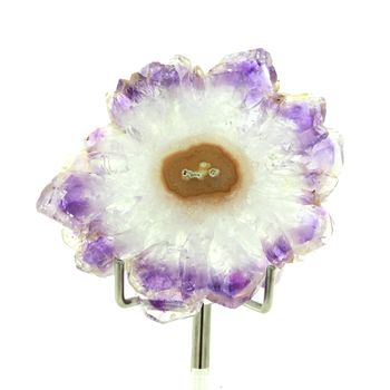 Améthyste Stalactite + Agate. 108.6 ct.