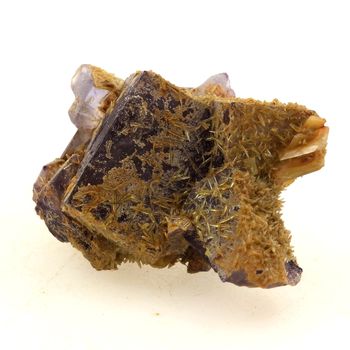 Wulfenite, Mimetite, Fluorite.