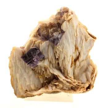 Wulfenite, Mimetite, Baryte, Fluorite.