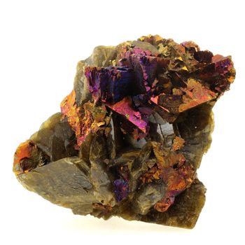 Siderite + Chalcopyrite. 1195.0 ct.