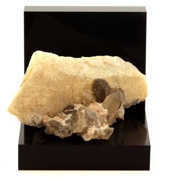 Fluorite rose, Calcite, Quartz. 296.7 ct.