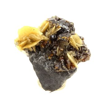 Sphalerite (Blende) + Siderite.