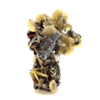 Sphalerite (Blende) + Siderite. 24.5 ct.