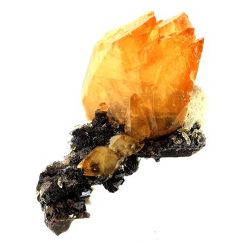 Calcite + Sphalerite. 2237.0 ct.