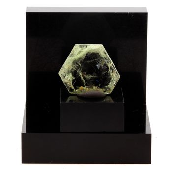 Green Beryl (polished slice).