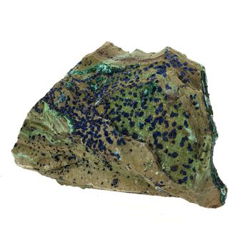 Cornetite + Chrysocolle. 1108.0 ct.