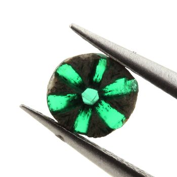 Emeraude trapiche. 0.29 ct.