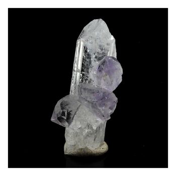 Amethyst on Danburite.