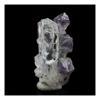 Amethyst on Danburite.