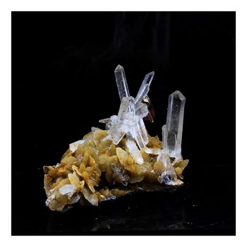 Siderite, Quartz. 64.0 ct.