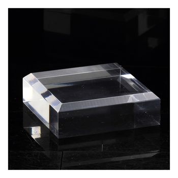 Stand Acrylic Holder beveled angles for Minerals. 3 pcs.