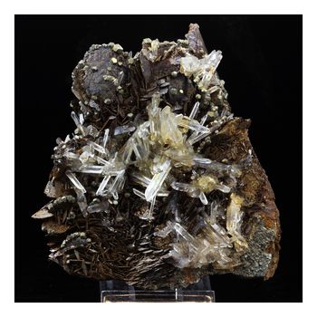 Siderite, Quartz, Pyrite. 2000.0 ct.