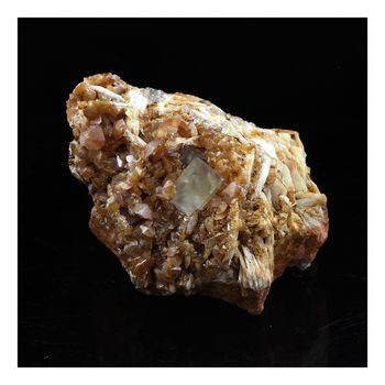Wulfenite + Fluorite.