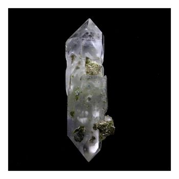 Quartz, Epidote, Byssolite. 34.0 ct.