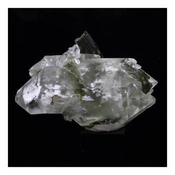 Quartz, Epidote, Byssolite. 45.5 ct.