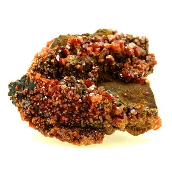 Vanadinite + Goethite. 376.5 ct.