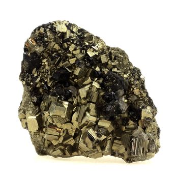 Pyrite + Sphalerite + Calcite.